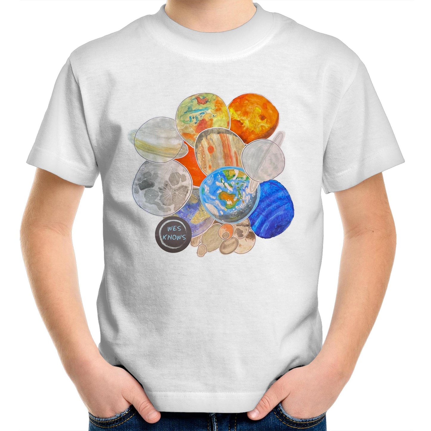Wes Knows Planet Powered T-Shirt (Kids & Youth)