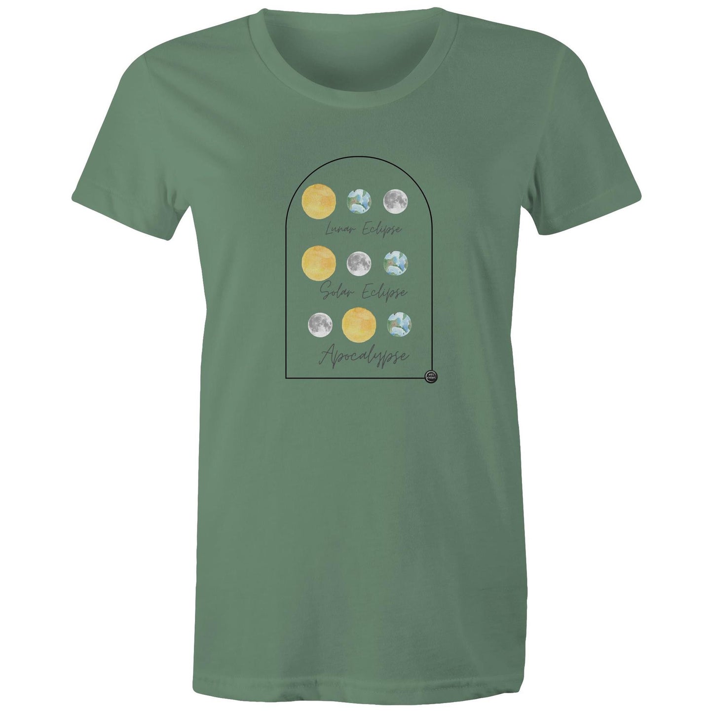Wes Knows Lunar, Solar & Apocalypse T-Shirt (Ladies)