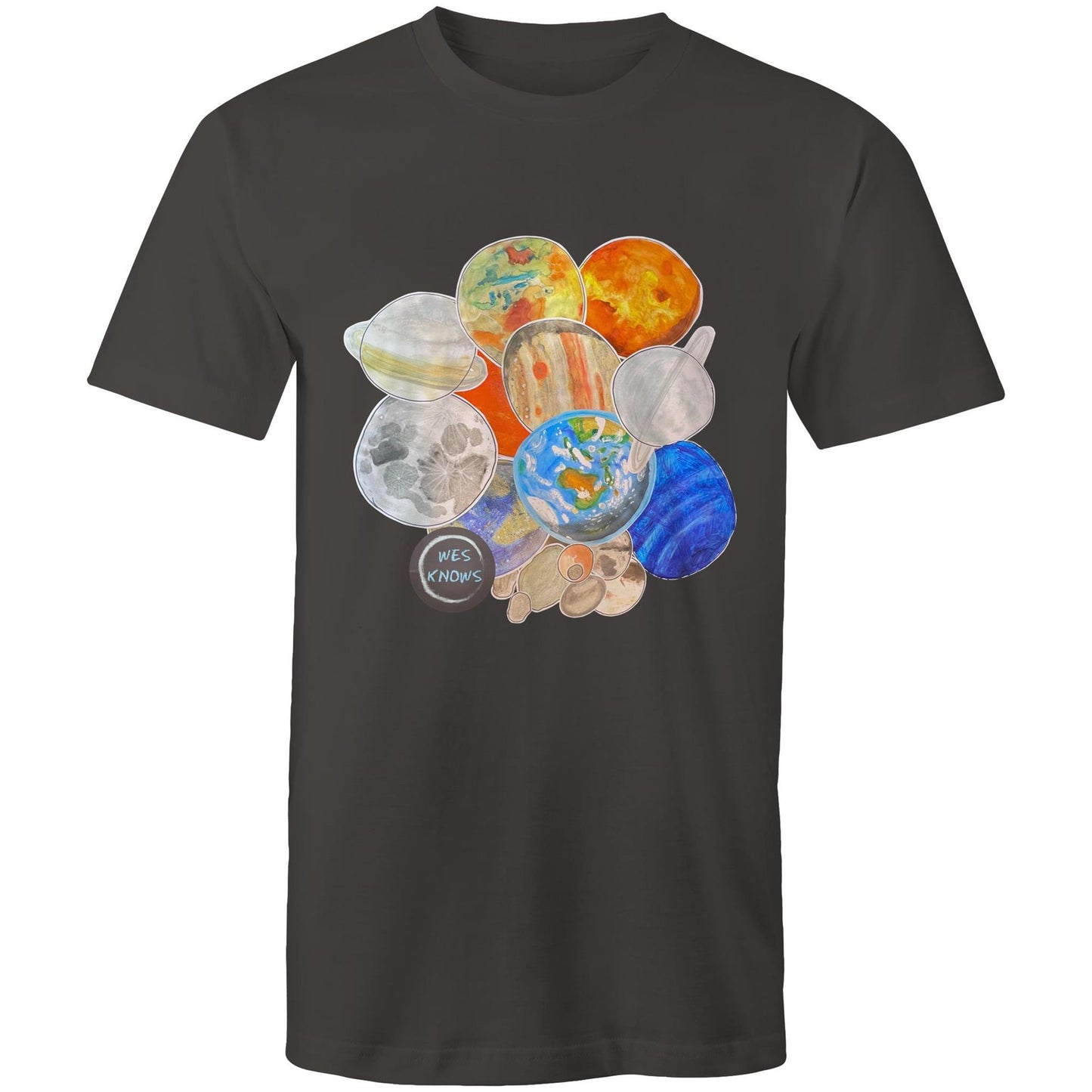 Wes Knows Planet Powered T-Shirt (Mens)