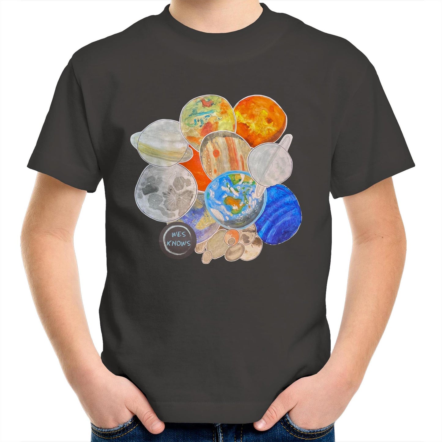 Wes Knows Planet Powered T-Shirt (Kids & Youth)
