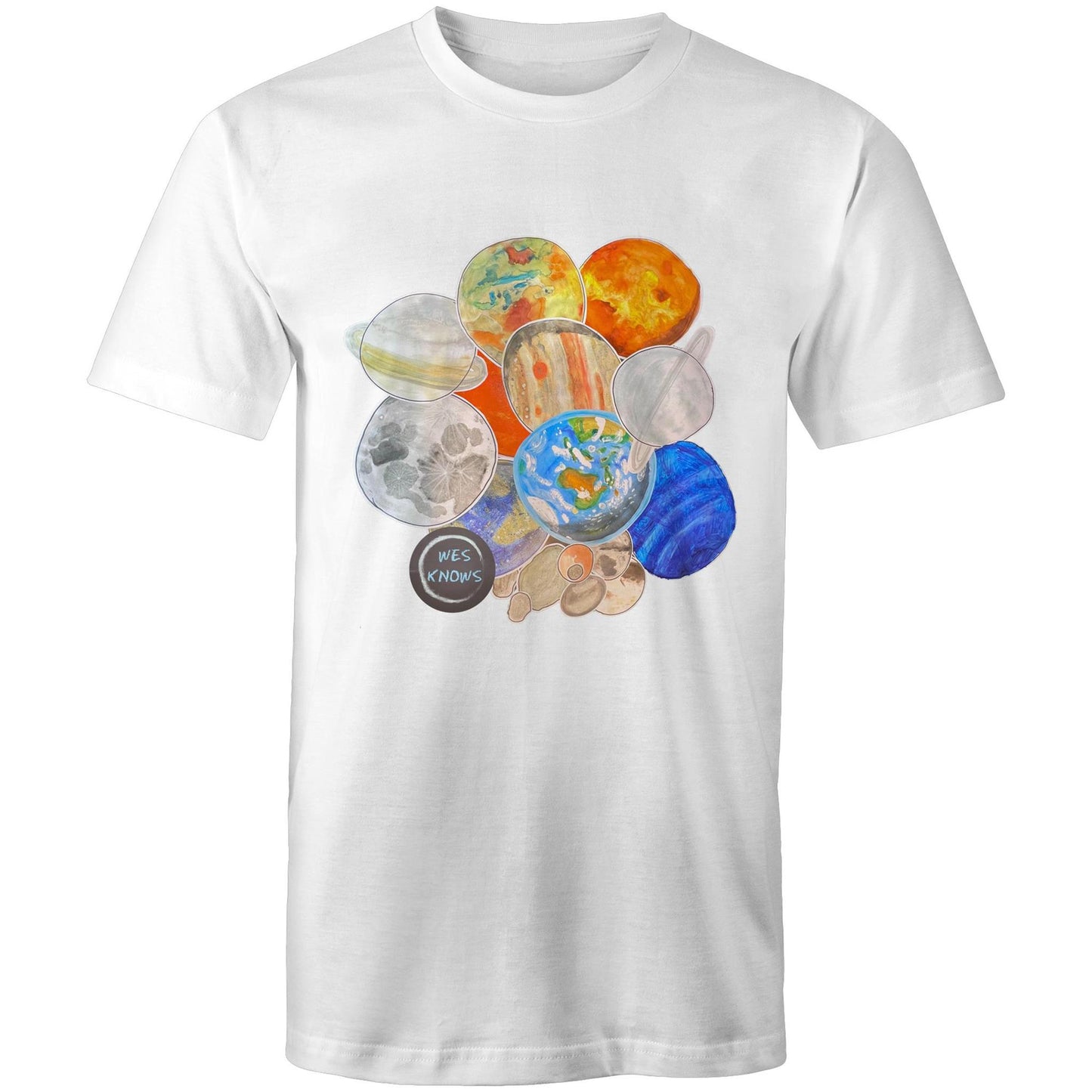 Wes Knows Planet Powered T-Shirt (Mens)