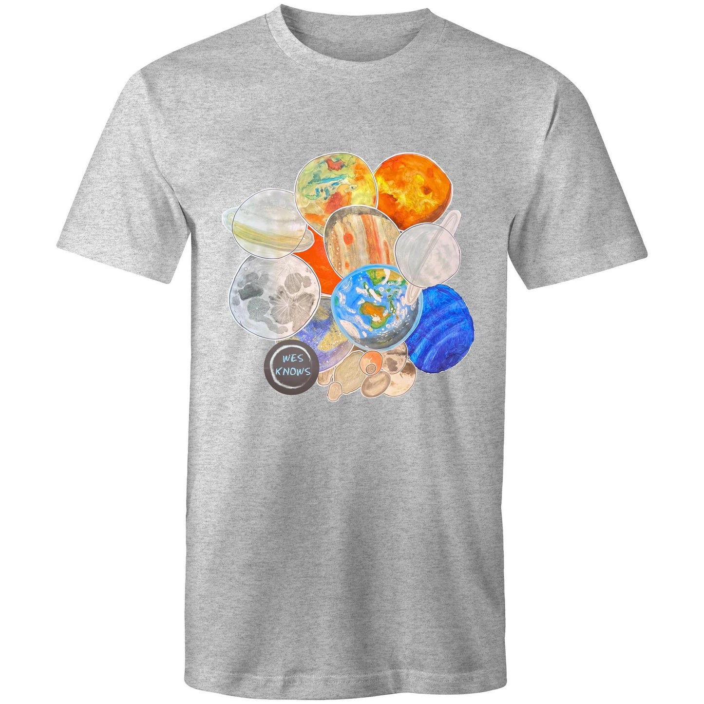 Wes Knows Planet Powered T-Shirt (Mens)