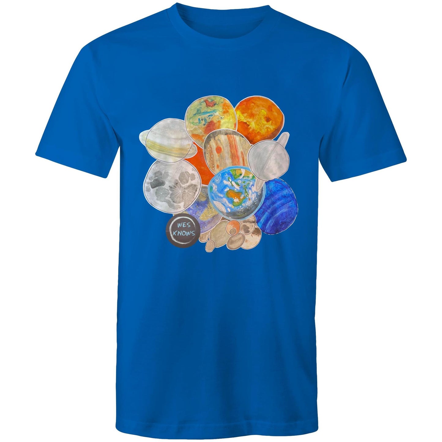 Wes Knows Planet Powered T-Shirt (Mens)