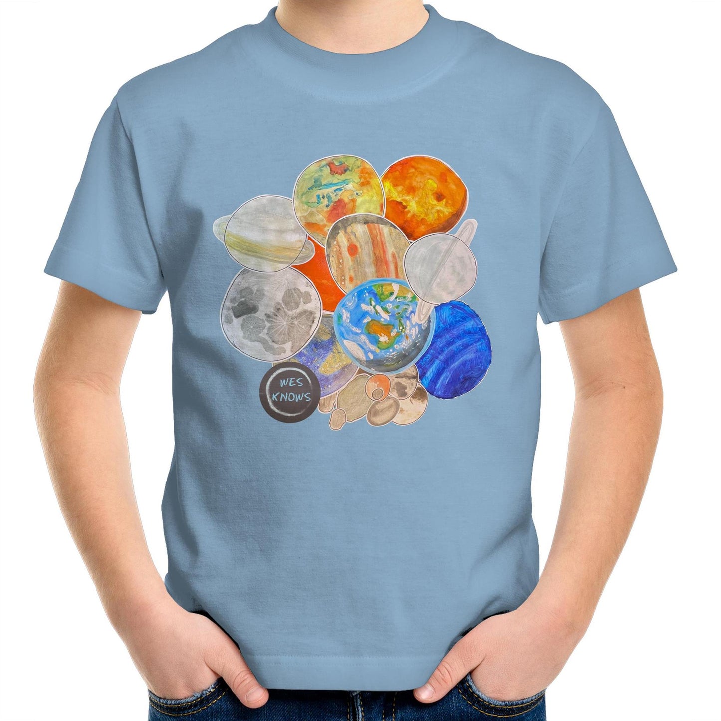 Wes Knows Planet Powered T-Shirt (Kids & Youth)